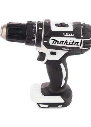 Makita DHP 482 RGJ W Akku Schlagbohrschrauber 18 V 62 Nm Weiß + 2x Akku 6,0 Ah + Ladegerät + Makpac - Toolbrothers