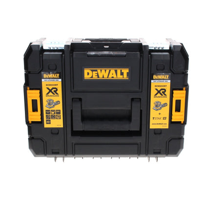 DeWalt DCW 200 D1 Akku Vibrationsschleifer 18 V 108x115 mm + 1x Akku 2,0 Ah + Ladegerät + TSTAK - Toolbrothers