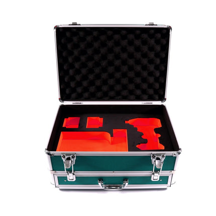 Toolbrothers TX Valigetta in alluminio per avvitatore ad impulsi DTD 152 + Set di punte da 70 pz. + Inserto per trapano e accessori