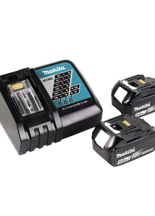 Makita DTW 300 RT akumulatorowy klucz udarowy 18 V 330 Nm 1/2" bezszczotkowy + 2x akumulator 5,0 Ah + ładowarka