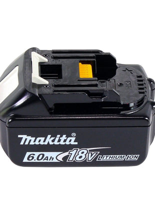 Cisaille à gazon sans fil Makita DUM 604 G1XJ 18 V avec lame de cisaille à herbe et arbustes + 1x batterie 6,0 Ah + Makpac - sans chargeur