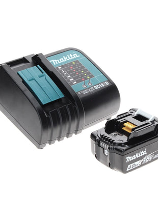 Makita DHP 482 SM1TX Trapano avvitatore con percussione a batteria 18 V 62 Nm + 1x Batteria 4,0 Ah + Caricabatterie + Set 70 punte + Valigetta in alluminio TX
