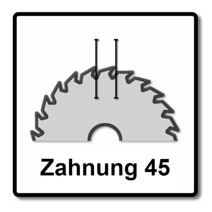 Makita CCF19045G SPECIALIZED EFFICUT Sägeblatt 190 x 30 x 1,0 mm 2 Stk. ( 2x B-68638 ) 45 Zähne für Holz - Toolbrothers