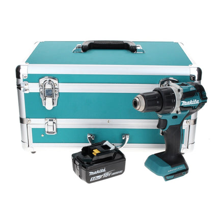 Makita DDF 484 T1TX Akku Bohrschrauber 18 V 54 Nm Brushless + 1x Akku 5,0 Ah + 70 tlg. Bit Bohrer Set + TX Alu Koffer - ohne Ladegerät