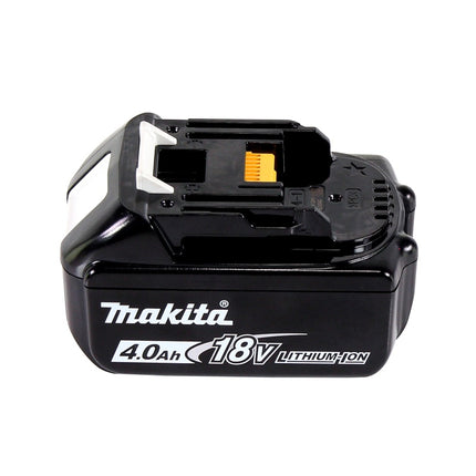 Makita DHP 485 M1TX Perceuse visseuse à percussion sans fil 18 V 50 Nm Brushless + 1x Batterie 4,0 Ah + Coffret aluminium TX + Jeu d’embouts et de forets, 70 pcs. - sans chargeur