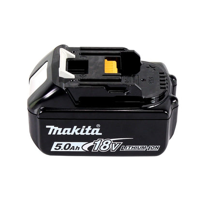 Makita DHP 485 T1TX Perceuse visseuse à percussion sans fil 18 V 50 Nm Brushless + 1x Batterie 5,0 Ah + Coffret aluminium TX + Jeu d’embouts et de forets, 70 pcs. - sans chargeur