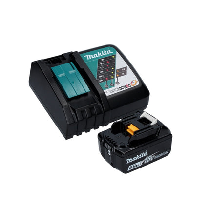 Makita DGA 506 RG1J Akku Winkelschleifer 18 V 125 mm Brushless + 1x Akku 6,0 Ah + Ladegerät + Makpac