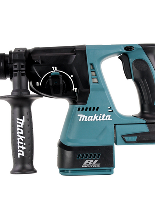 Makita DHR 242 ZJ Akumulatorowa młotowiertarka 18V 2.0J SDS-plus Brushless + Makpac - bez akumulatora, bez ładowarki