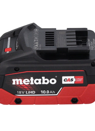 Metabo Basic Set 18V: 2x Batteries 10.0Ah LIHD + Charger ASC 145 - CAS System