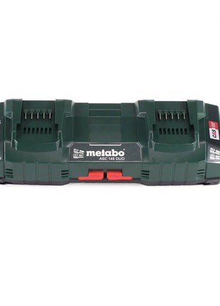 Metabo Basic Set 18V: 2x Batteries 10.0Ah LIHD + Charger ASC 145 - CAS System