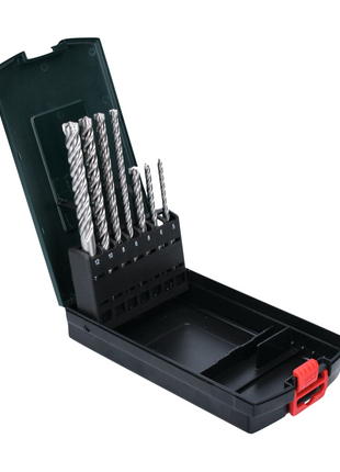 Metabo KHA 18 LTX Martello combinato 18V 2,2 J SDS Plus + 7x Punte per pietra P4P SDS plus + Valigetta metaBOX - senza batteria, senza caricabatterie