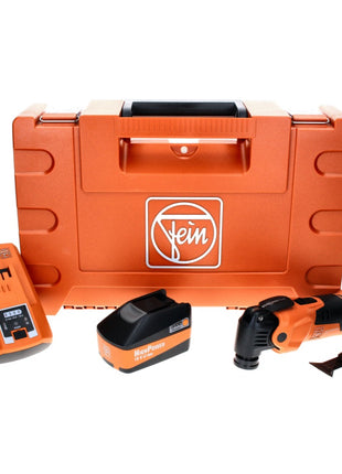 Oscilador de batería FEIN MultiMaster AMM 500 PLUS 18 V Starlock Plus + 1x batería 5,2 Ah + cargador + maletín