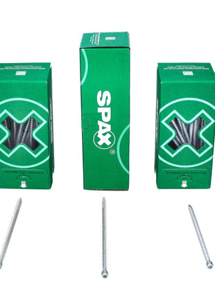 SPAX IN.FORCE Screw 8.0 x 220mm - Torx  T-STAR Plus T40 - Full thread - Cylindrical head - WIROX - CUT drill point 100 pcs. (2x 1221010802205)