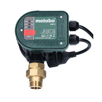 Metabo HM 3 Hydromat 10 bar IP 65 pour transformation de pompe de jardin en distributeur d'eau domestique / pour puits profonds et pompes à pression immergées (628799000)