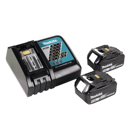 Makita DUB 184 RT Souffleur sans fil 18 V brushless + 2x Batteries 5,0 Ah + Chargeur