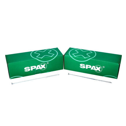 SPAX HI.FORCE Tellerkopf Schraube 6,0 x 200 mm 250 Stk. ( 5x 0251010602005 ) Torx T-Star Plus T30 Teilgewinde Wirox 4Cut