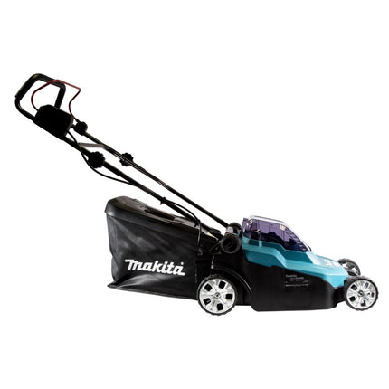 Makita DLM 382 PF2 batterie tondeuse 36 V ( 2x 18 V ) 38 cm 40 l + 2x batterie 3,0 Ah + double chargeur