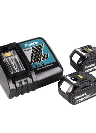 Cortacésped a batería Makita DLM 382 RG2 36 V (2x 18 V) 38 cm 40 l + 2x batería 6,0 Ah + cargador