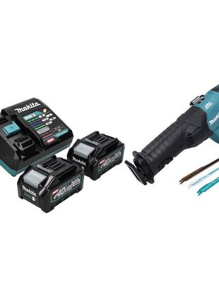 Makita JR001GM2 Cordless Reciprocating Saw 40V max. brushless XGT + 2x Batteries 4.0 Ah + Charger - without case