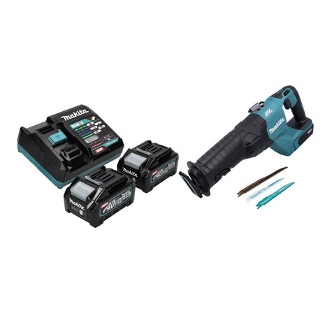 Makita JR001GM2 Cordless Reciprocating Saw 40V max. brushless XGT + 2x Batteries 4.0 Ah + Charger - without case