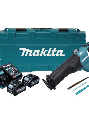 Makita JR 001 GD201 Sega circolare a batteria 40 V max. senza spazzole XGT + 2x batteria 2,5 Ah + caricabatterie + custodia