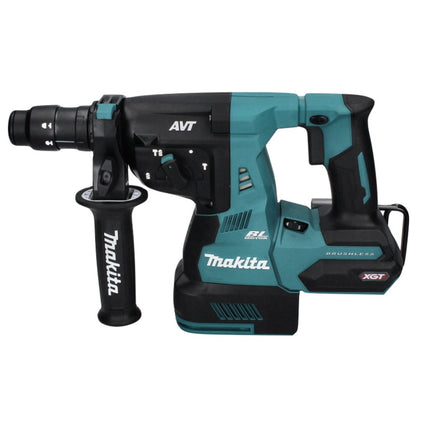 Makita HR 004 GZ01 marteau combiné à batterie 40 V max. 2,8 J SDS plus XGT Brushless + aspiration de poussière DX 14 + Makpac - sans batterie, sans chargeur