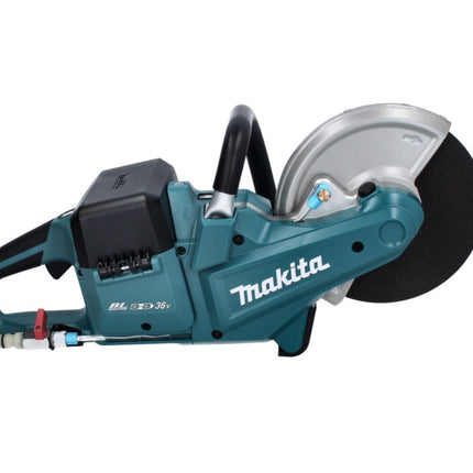 Makita DCE 090 PM2X1 Découpeuse sans fil sans balai, 230 mm 36 V (2x 18 V) + 2x Batteries 4 Ah + Chargeur double