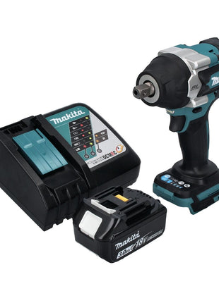 Makita DTW 701 RF1 cordless impact wrench 18 V 700 Nm 1/2" XPT Brushless + 1x rechargeable battery 3.0 Ah + charger