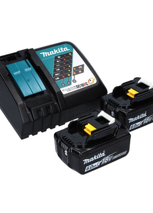 Makita DTW 701 RGJ cordless impact wrench 18 V 700 Nm 1/2" XPT Brushless + 2x rechargeable battery 6.0 Ah + charger + Makpac
