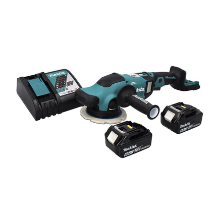 Ponceuse excentrique sans fil Makita DPO 600 RG 18 V 150 mm XPT Brushless + 2 batteries 6,0 Ah + chargeur