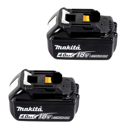 Makita DUB 363 M2V Soffiatore / aspirafoglie a batteria 36 V ( 2x 18 V ) Brushless + set di aspirazione + 2x batteria 4,0 Ah - senza caricabatterie