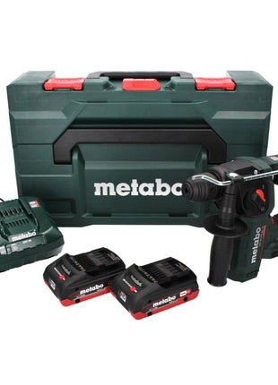 Metabo BH 18 LTX BL 16 cordless hammer drill 18 V 1.3 J SDS-plus Brushless ( 600324800 ) + 2x rechargeable battery 4.0 Ah + charger + MetaBOX