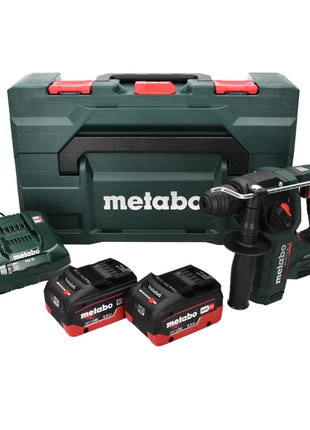 Metabo BH 18 LTX BL 16 Tassellatore a batteria 18V / 1.3 J / SDS-plus ( 600324840 ) + 2x Batterie 5,5 Ah + Caricabatterie + Valigetta MetaBOX
