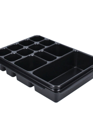 Makita P-83674 Inserto universale con 12 scomparti + Inserto in schiuma per coperchio - per valigetta Makpac