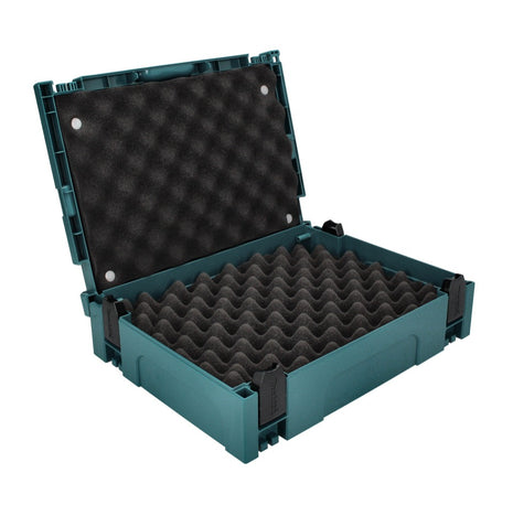Makita Valigetta MAKPAC 1 + Inserto in schiuma espansa + Inserto copertura coperchio