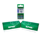 SPAX Bit T-STAR plus Set T30 - 6.4 x 25 mm - 5 pcs. + HI.FORCE Flat Head Screw 6.0 x 200 mm - 50 pcs. (5000009182309) (0251010602005)