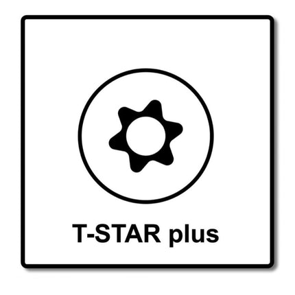 SPAX Bit T-STAR plus Set T30 - 6.4 x 25 mm - 5 pcs. + HI.FORCE Flat Head Screw 6.0 x 180 mm - 100 pcs. (5000009182309) (0251010601805)