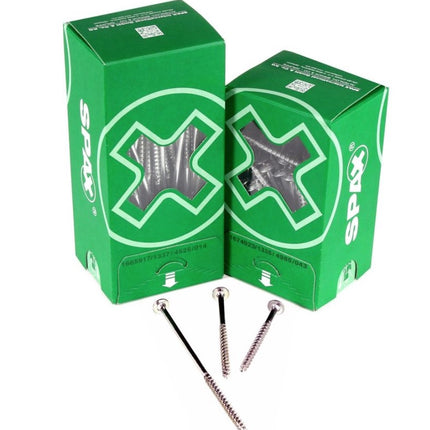 SPAX Bit T-STAR plus Set T30 - 6.4 x 25 mm - 5 pcs. + HI.FORCE Flat Head Screw 6.0 x 180 mm - 100 pcs. (5000009182309) (0251010601805)