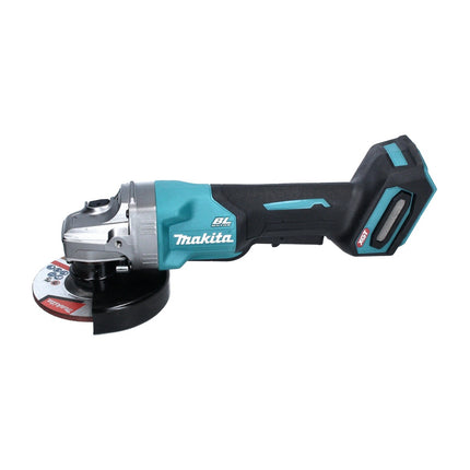 Makita GA016GD101 Meuleuse d'angle sans fil 125 mm 40V max. Brushless XGT + 1x Batterie 2,5 Ah + Chargeur + Capot d'aspiration + Coffret Makpac