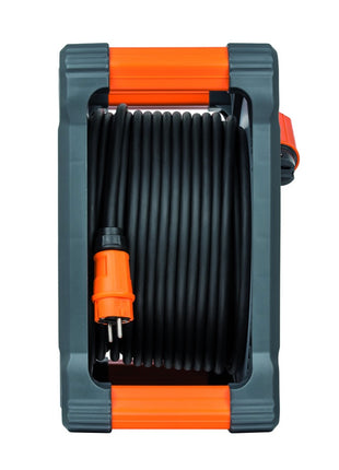 Brennenstuhl professionalLINE Set 4x Avvolgicavi con protezione antiribaltamento integrale ( 4x 9201500100 ) 50 m 4 prese IP44 BGI 608