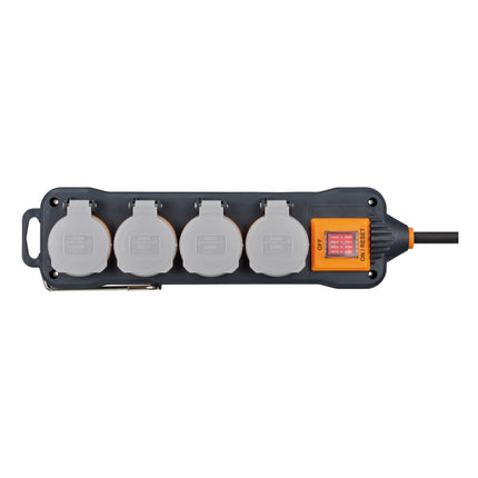 Brennenstuhl professionalLINE Set 2x Steckdosenleiste 4 Steckdosen IP 54 8 m ( 2x 9151480100 ) H07RN-F 3G1,5