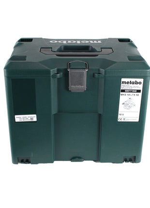 Metabo MKS 18 LTX 58 Akku Metall Handkreissäge 18 V 165 mm + 1x Akku 10,0 Ah + MetaLoc - ohne Ladegerät