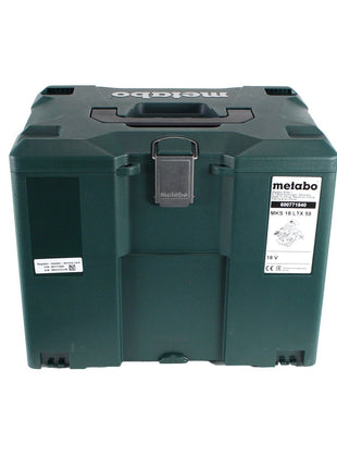 Metabo MKS 18 LTX 58 sierra circular para metal a batería 18 V 165 mm + 1x batería 10,0 Ah + cargador + MetaLoc