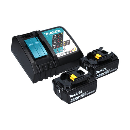 Makita DCL 182 RG Aspirateur sans fil 18 V + 2x batterie 6,0 Ah + chargeur