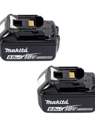 Makita DHR 280 G Akku Bohrhammer 36 V ( 2x 18 V ) 2,8 J SDS-plus Brushless + 2x Akku 6,0 Ah - ohne Ladegerät