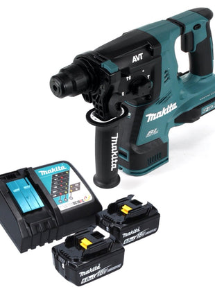Makita DHR 280 RG Akku Bohrhammer 36 V ( 2x 18 V ) 2,8 J SDS-plus Brushless + 2x Akku 6,0 Ah + Ladegerät