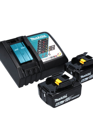 Makita DHR 280 RG Akku Bohrhammer 36 V ( 2x 18 V ) 2,8 J SDS-plus Brushless + 2x Akku 6,0 Ah + Ladegerät