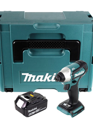 Makita DTD 155 G1J akumulatorowy klucz udarowy 18 V 140 Nm 1/4" bezszczotkowy + 1x akumulator 6,0 Ah + Makpac - bez ładowarki