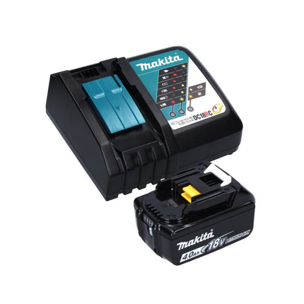Makita DHP 453 RM1J W Akku Schlagbohrschrauber Weiß 18 V 42 Nm + 1x Akku 4,0 Ah + Ladegerät + Makpac