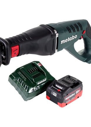 Metabo ASE 18 LTX Cordless Sabre Saw 18 V + 1x Battery 5.5 Ah + Charger
